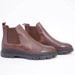 bottines homme marron