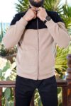 gilet homme noir beige