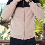 gilet homme noir beige