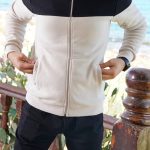 gilet pour homme noir beige