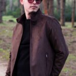 blouson daim homme